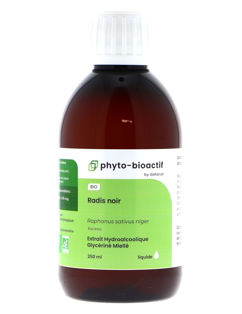 Teinture mère de Radis noir bio - flacon 125 ml