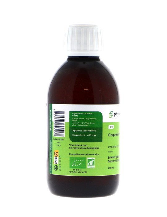 Teinture mère de Coquelicot bio 125 ml - Papaver rhoeas