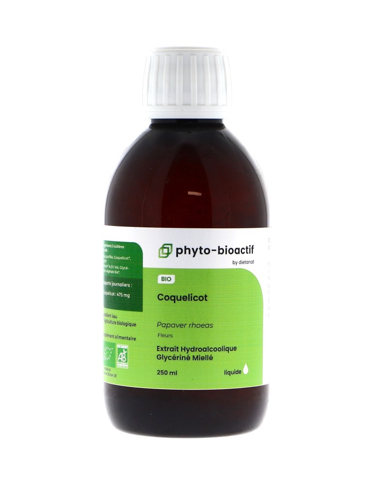 Teinture mère de Coquelicot bio 125 ml - Papaver rhoeas