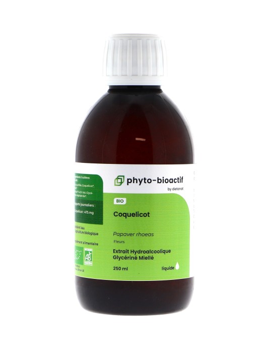 Teinture mère de Coquelicot bio 125 ml - Papaver rhoeas