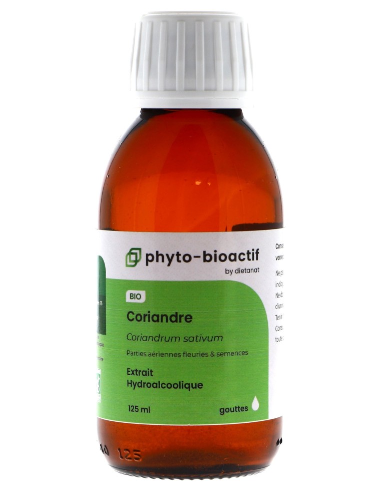 Teinture mère de Coriandre bio 125 ml - Coriandrum sativum
