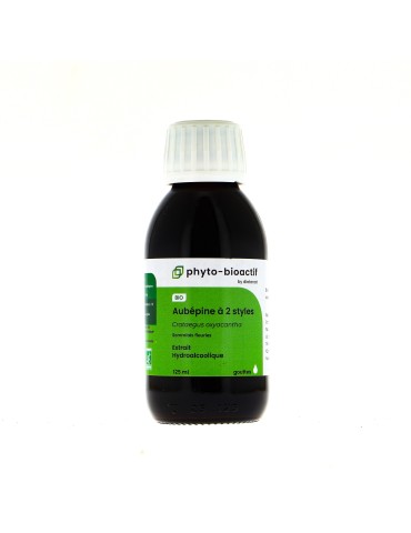 Teinture mère d'Aubépine à deux styles bio 125 ml
