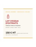 Lot d'essai de teinture mère ou de macérat à façon | Crystal Gourmet