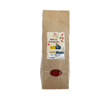 Baies de goji séchées bio - sachet de 500 g