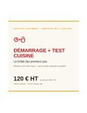 Forfait démarrage et test cuisine (120 € HT) | Crystal Gourmet