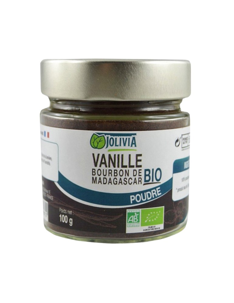 Vanille Bourbon Bio de Madagascar en poudre - 100 g | Crystal Gourmet