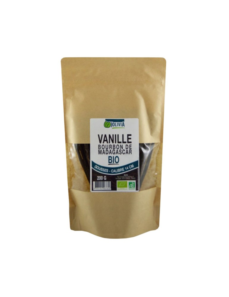 Gousses de Vanille Bourbon Bio de Madagascar - 200 g | Crystal Gourmet