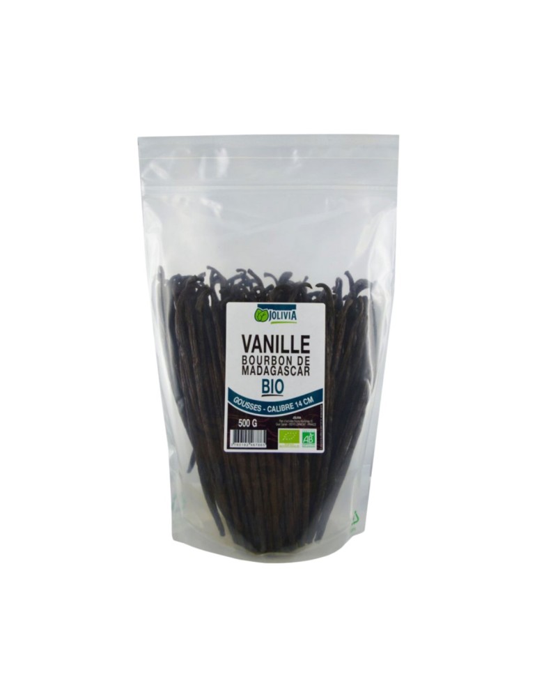 Gousses de Vanille Bourbon Bio de Madagascar - 500 g | Crystal Gourmet