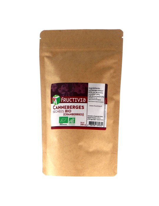 Cranberries séchées Bio - 200 g | Crystal Gourmet
