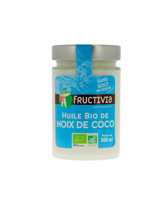 Huile Noix de Coco Bio - 300 ml | Crystal Gourmet