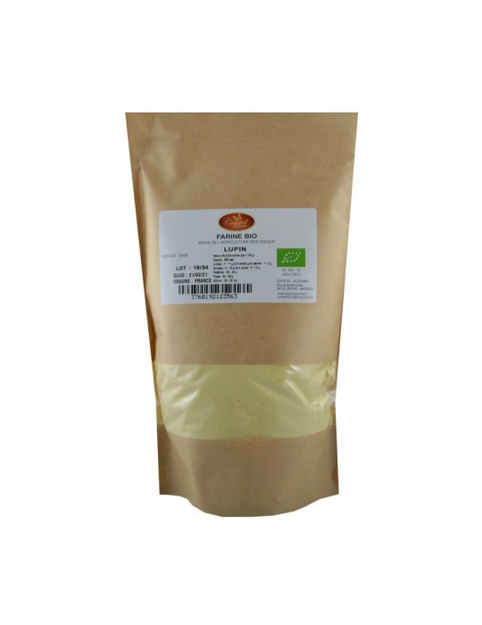 Farine de Lupin Bio - 500 g | Crystal Gourmet