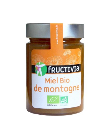 Miel Bio de montagne - 450 g | Crystal Gourmet