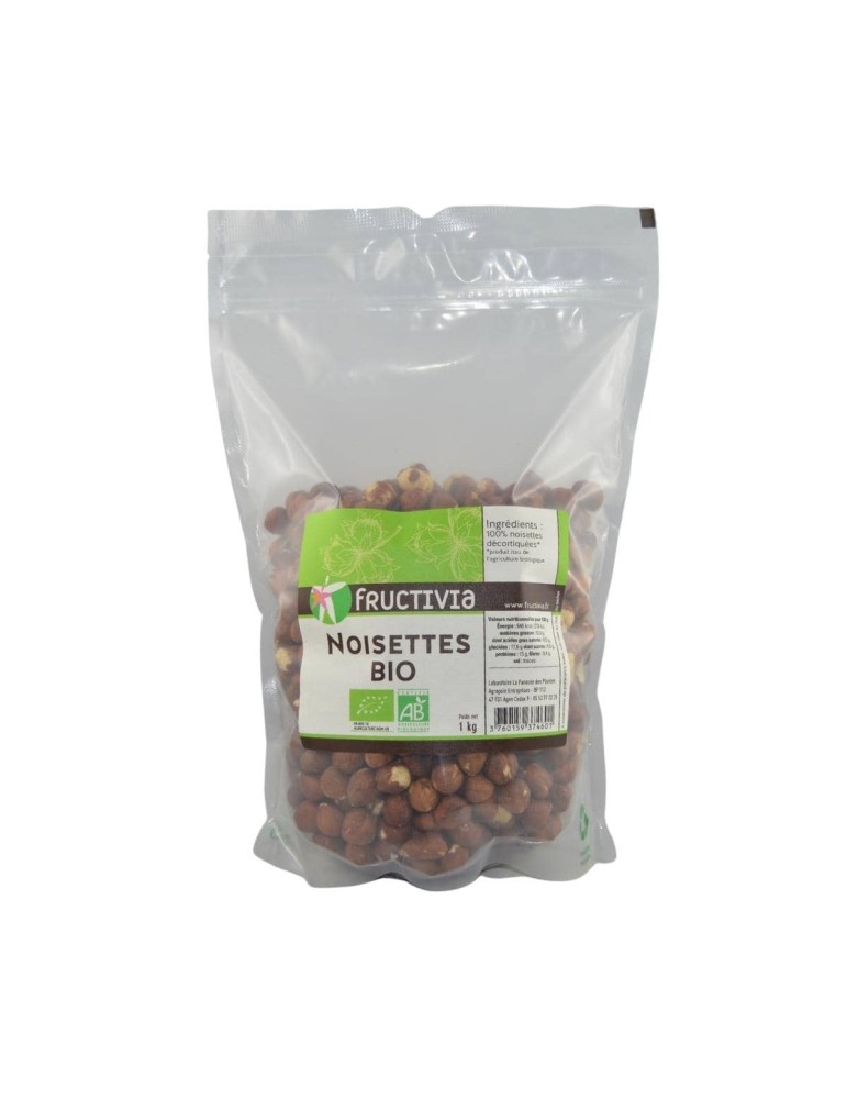 Noisettes Bio - 1 kg | Crystal Gourmet