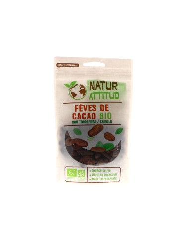 Fèves de Cacao crues Bio non torréfiées Criollo - 100 g