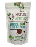 Sucre de fleur de coco bio NaturAttitud - 500 g | Crystal Gourmet