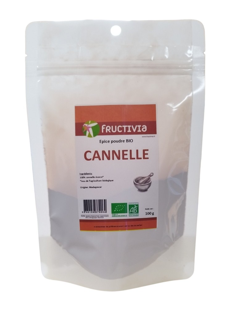Cannelle en poudre Bio - 100 g | Crystal Gourmet