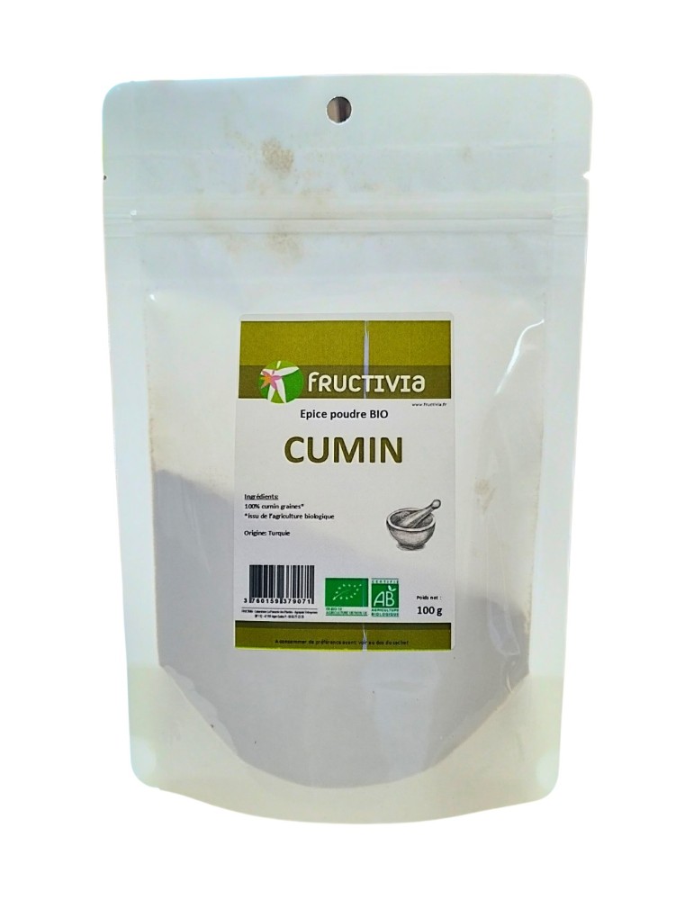 Cumin en poudre Bio - 100 g | Crystal Gourmet