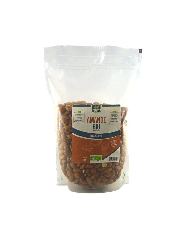 Amandes entières Bio - 10 kg | Crystal Gourmet